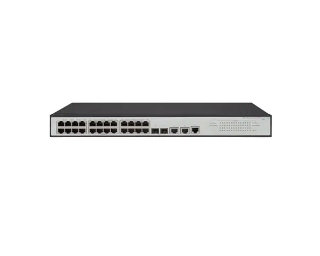Switch cu 24 porturi Aruba JG960A, 128 Gbps, 95.2 Mpps, 16.000 MAC, 2 porturi SFP, 1U, cu management