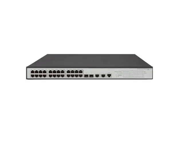 Switch cu 24 porturi Aruba JG962A, 128 Gbps, 95.2 Mpps, 16.000 MAC, 2 porturi SFP, 1U, PoE, cu management