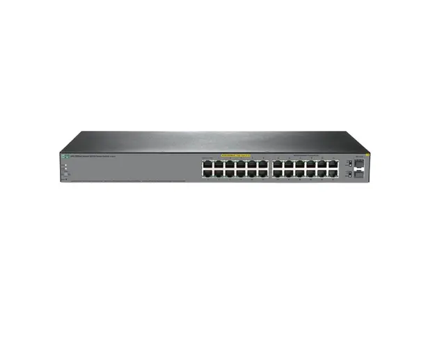 Switch cu 24 porturi Aruba JL384A, 52 Gbps, 38.6 Mpps, 2 porturi SFP, 1U, PoE, cu management