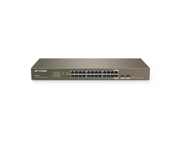 Switch cu 24 porturi Gigabite IP-COM G1024F, 8000 MAC, 48 Gbps, fara management