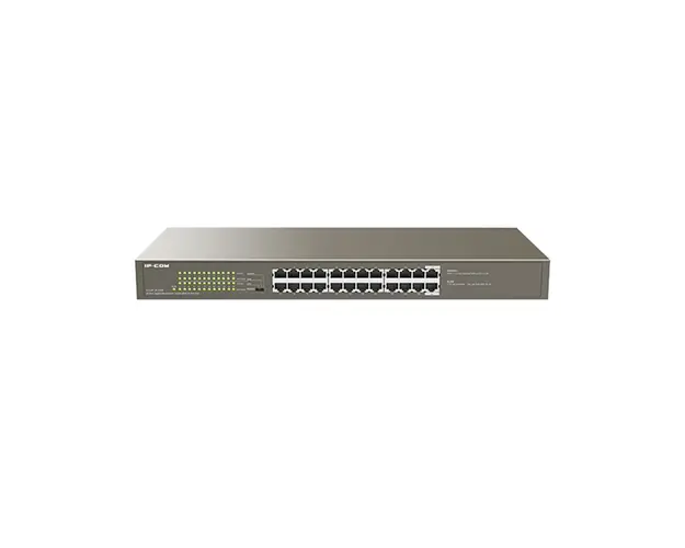 Switch cu 24 porturi IP-COM G1124P-24-250W, 48 Gbps, 35.7 Mpps, 8000 MAC, PoE, fara management