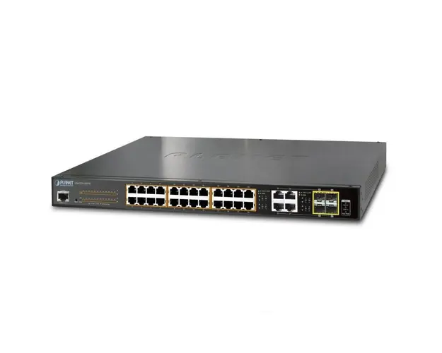 Switch cu 24 porturi PoE Planet GS-4210-24PL4C, cu management