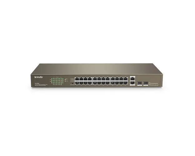 Switch cu 24 porturi Tenda TEF1026F, 8.8 Gbps, 3.87 Mpps, 16.000 MAC, fara management