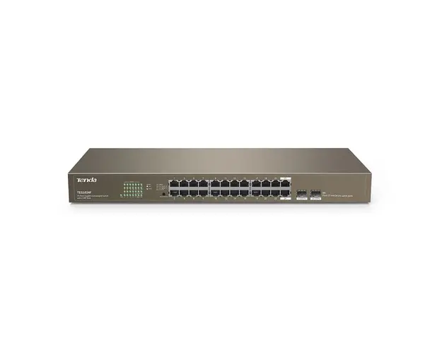 Switch cu 24 porturi Tenda TEG1024F, 48 Gbps, 35.6 Mpps, 8000 MAC, fara management