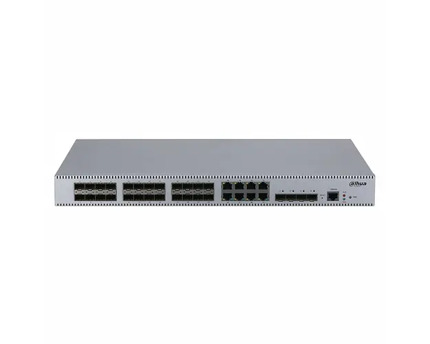 Switch cu 24 porturi Dahua PFS5936-24GF8GT4XF, 32000 MAC, 221 Gbps, cu management