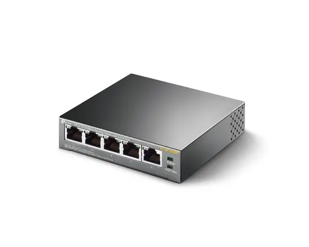 Switch cu 4 porturi PoE TP-Link TL-SF1005P, 2000 MAC, 100 Mbps