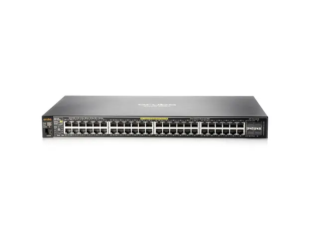 Switch cu 48 porturi Aruba J9772A, 104 Gbps, 77.3 Mpps, 16.000 MAC, 4 porturi SFP, 1U, PoE, cu management