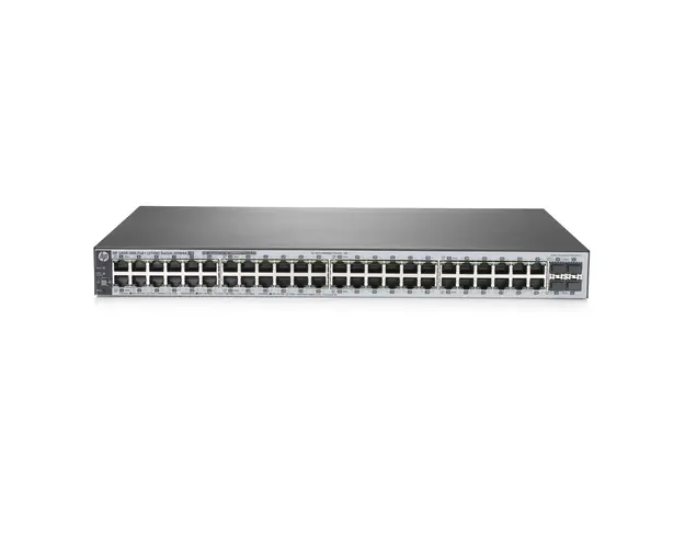 Switch cu 48 porturi Aruba J9984A, 104 Gbps, 77.3 Mpps, 4 porturi SFP, 1U, PoE, cu management