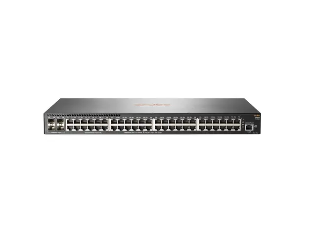 Switch cu 48 porturi Aruba JL254A, 176 Gbps, 112 Mpps, 4 porturi SFP+, 1U, cu management