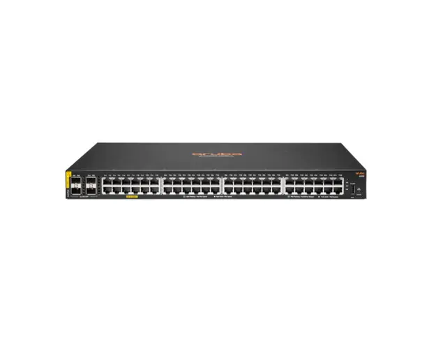 Switch cu 48 porturi Aruba JL675A, 4 porturi SFP, 176 Gbps, 98.6 Mpps, 8.192 MAC, cu management, PoE