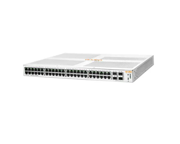 Switch cu 48 porturi Aruba JL685A, 176 Gbps, 130.95 Mpps, 4 porturi SFP/SFP+, 1U, cu management