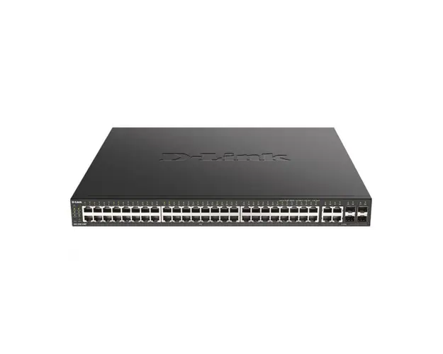 Switch cu 48 porturi Gigabit D-link DGS-2000-52MP, 104 Gbps, 77.7 Mpps, 16000 MAC, cu management