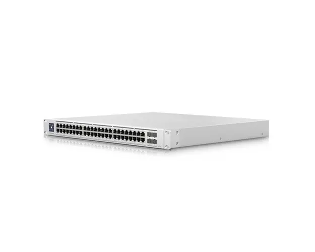 Switch cu 48 porturi Ubiquiti USW-ENTERPRISE-48-POE, 4 porturi SFP+, 320 Gbps, 238.095 Mpps, PoE, cu management