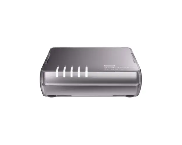 Switch cu 5 porturi Aruba JH407A, 10 Gbps, 7.4 Mpps, 2.000 MAC, fara management