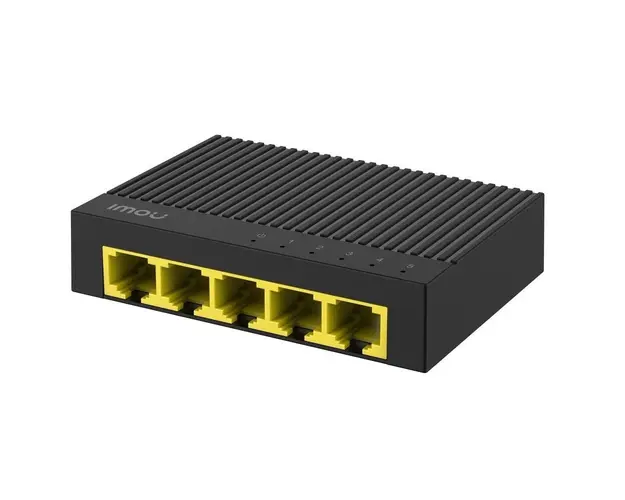 Switch cu 5 porturi Gigabit Imou SG105C, 10Gbps, 2000 MAC, fara management