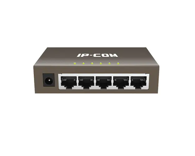Switch cu 5 porturi IP-COM G1005, 1 Gbps, 7.44 Mpps, 2000 MAC, fara management