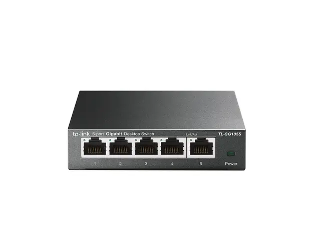 Switch cu 5 porturi TP-Link TL-SG105S, 2000 MAC, 10 Gbps