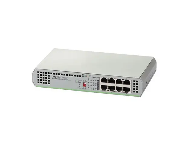 Switch cu 8 porturi Allied Telesis AT-GS910/8-50, 16 Gbps, 11.9 Mpps, 4.000 MAC, fara management