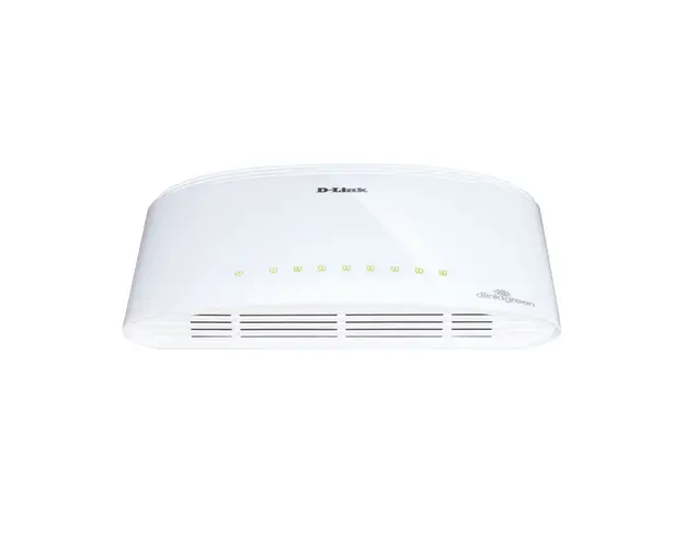Switch cu 8 porturi D-Link DGS-1008D, 16 Gbps, 4.000 MAC, fara management