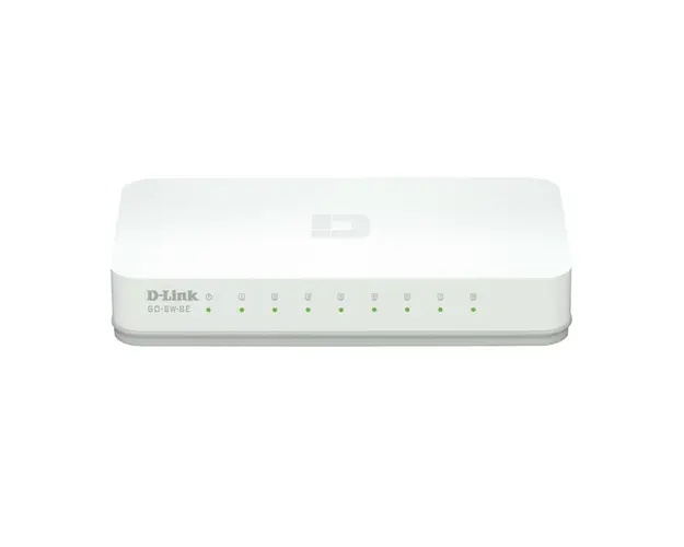 Switch cu 8 porturi D-Link GO-SW-8E, 1 Gbps, 2.000 MAC, fara management