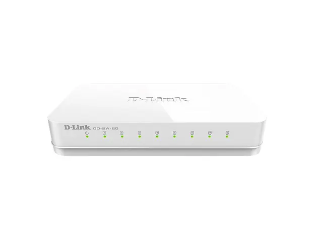 Switch cu 8 porturi GO-SW-8G, 16 Gbps, 8.000 MAC, fara management