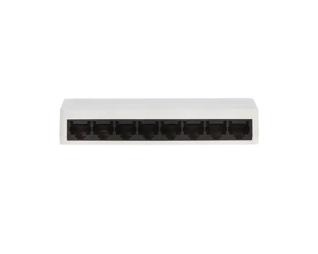 Switch cu 8 porturi Hikvision DS-3E0108D-E, 1.6 Gbps, 1.1904 Mpps, 1.000 MAC, plug and play