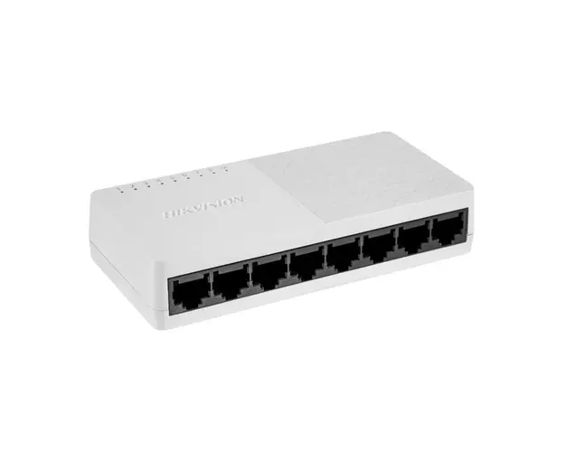Switch cu 8 porturi Hikvision DS-3E0108D-O, 1.6 Gbps, 1.19 Mpps, 2000 MAC