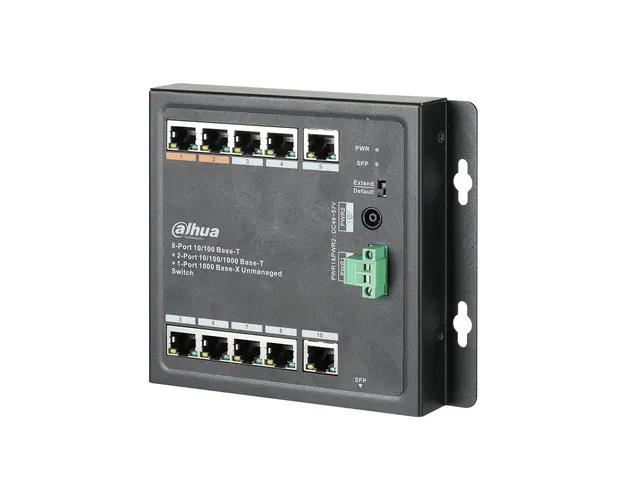 Switch cu 8 porturi PoE Dahua PFS3111-8ET-96-F