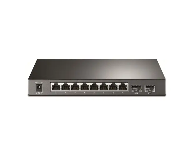 Switch cu 8 porturi PoE TP-Link T1500G-10PS(TL-SG2210P), 8000 MAC, 20 Gbps, cu management