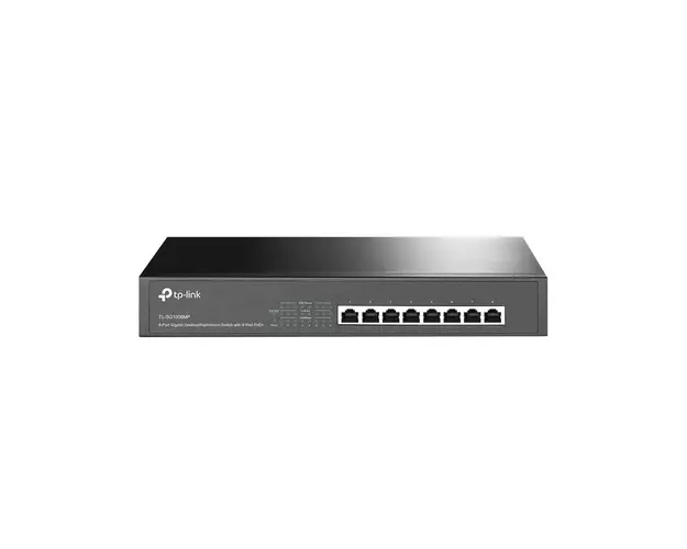 Switch cu 8 porturi PoE+ TP-Link TL-SG1008MP, 4000 MAC, 16 Gbps