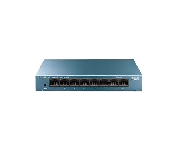Switch cu 8 porturi TP-Link LS108G, 4000 MAC, 16 Gbps