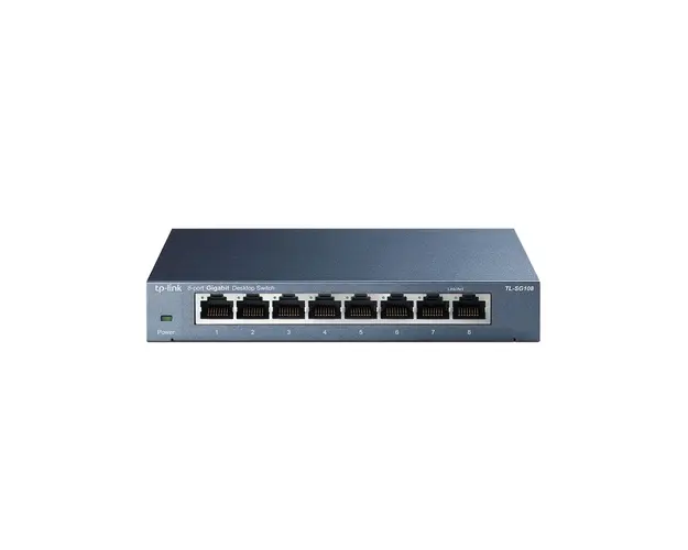Switch cu 8 porturi TP-Link TL-SG108, 4000 MAC, 16 Gbps