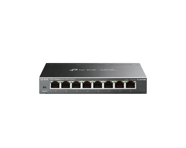 Switch cu 8 porturi TP-Link TL-SG108E, 4000 MAC, 16 Gbps