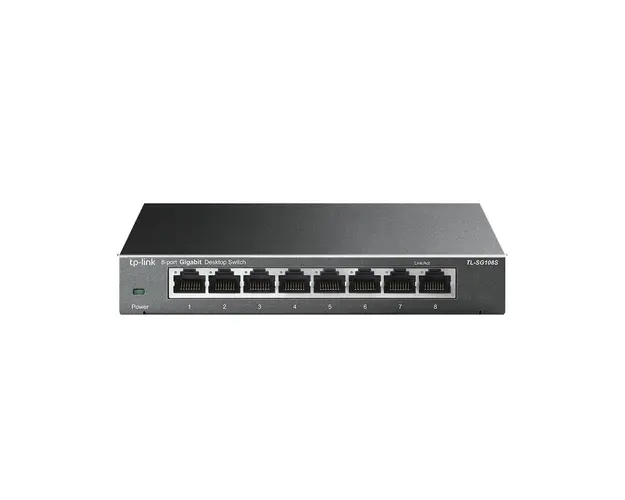 Switch cu 8 porturi TP-Link TL-SG108S, 4000 MAC, 16 Gbps
