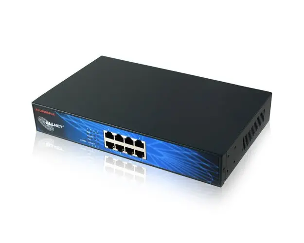 Switch cu 8 porturi PoE si management Mobotix, cu management