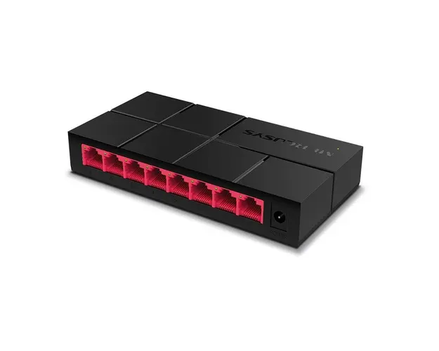 Switch desktop cu 8 porturi Gigabit Mercusys MS108G, 10/100/1000, fara management