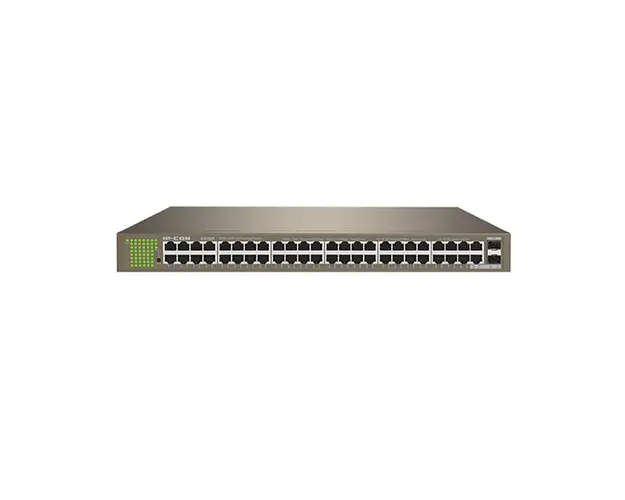 Switch Gigabit 48 porturi IP-COM G1050F, 100 Gbps, 2 porturi SFP, 10/100/1000 Mbps, fara management