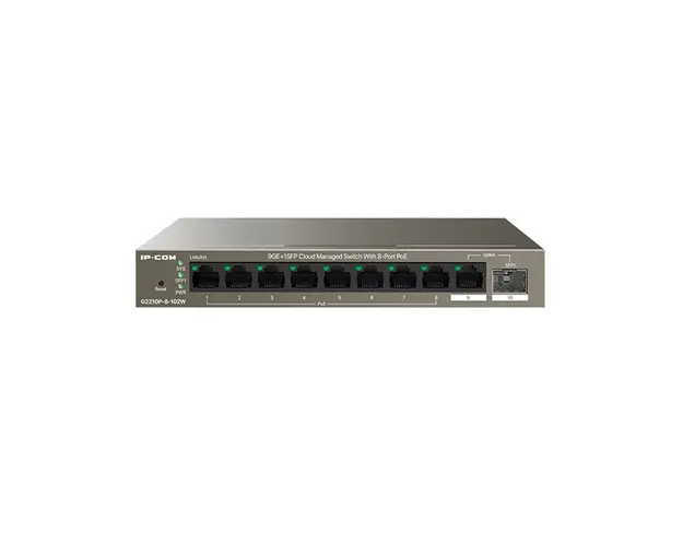 Switch Gigabit 8 porturi IP-COM G2210P-8-102W, 20 Gbps, PoE