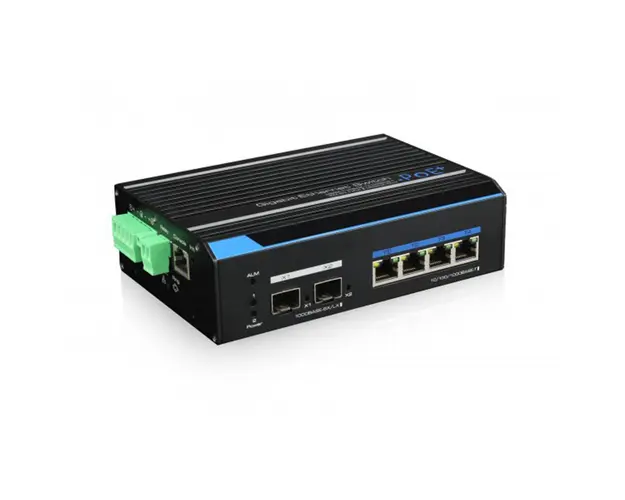 Switch industrial POE++ Utepo UTP7304GE-POE, 4 porturi ethernet, 2 porturi SFP, 24Gbps, cu management