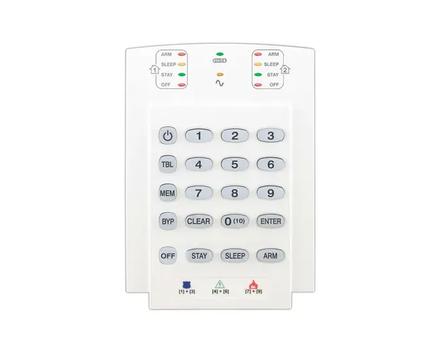 Tastatura LED Paradox K10V, 2 partitii, 10 zone, Stay D