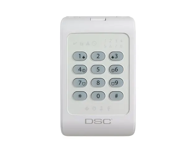 Tastatura LED pentru 8 zone DSC PC1404 RKZ, 1 zona programabila