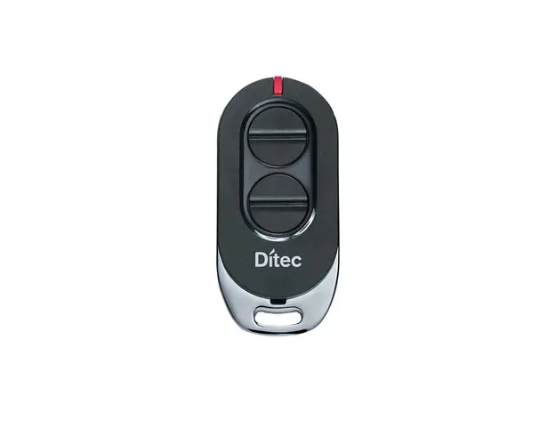 Telecomanda Ditec ZEN4MT, 4 canale, 433.92 MHz, 150 m, negru, insertie cromata