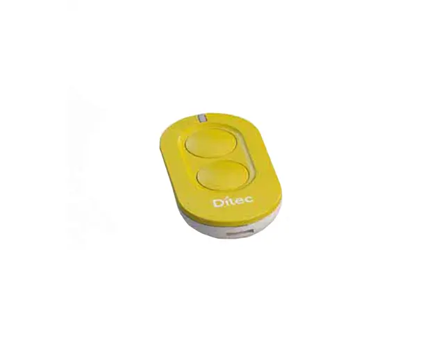 Telecomanda Ditec ZEN2Y, 2 canale, 433.92 MHz, 150 m, galben