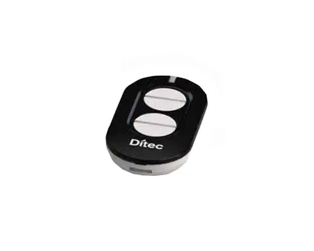 Telecomanda Ditec ZEN4C, 4 canale, 433.92 MHz, 150 m, negru, butoane albe