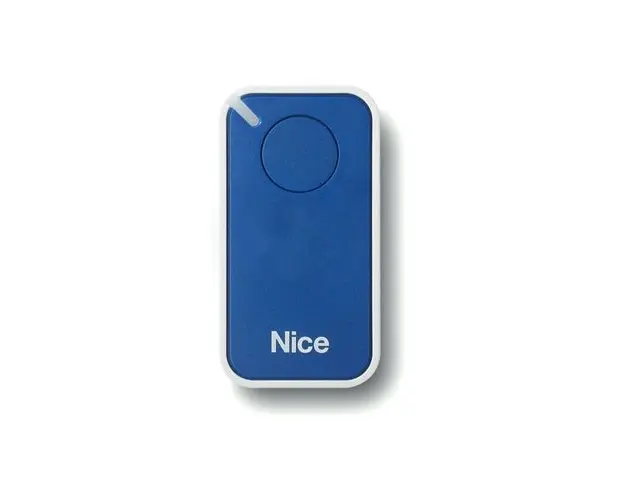 Telecomanda Nice INTI1B, 1 canal, 433.92 MHz, albastru