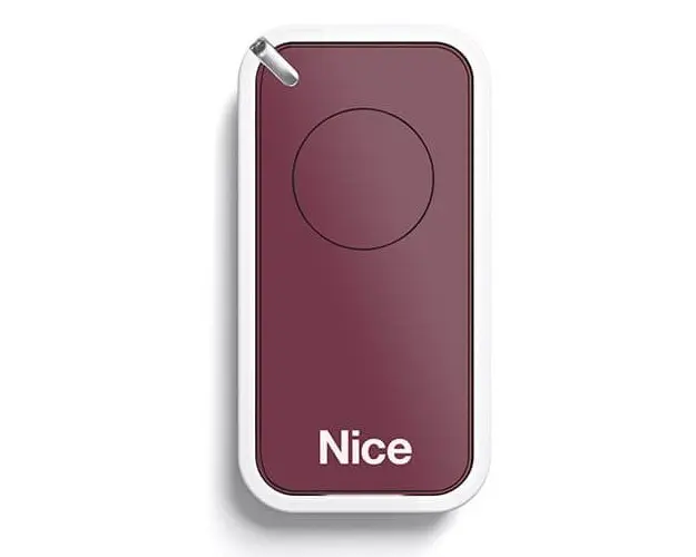 Telecomanda Nice INTI1R, 1 canal, 433.92 MHz, rosu