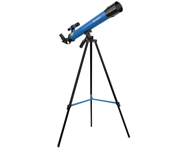 Telescop refractor Bresser Junior 45/600 AZ albastru