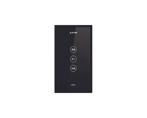 Interfon de interior Electra Classic PAS.27N, touch screen, semiduplex, aparent,negru