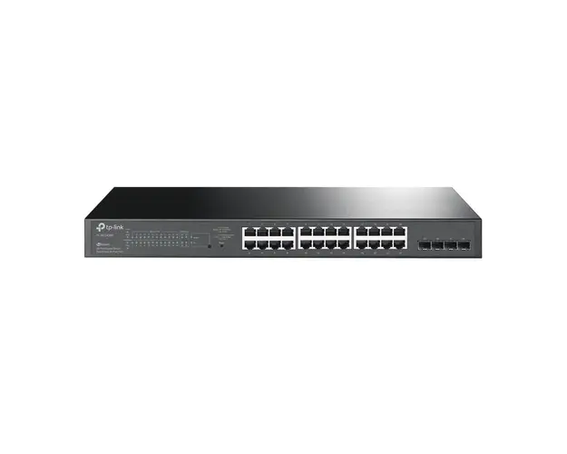 Switch smart Gigabit cu 28 porturi TP-Link TL-SG2428P, 24 porturi PoE, 8K MAC, 56 Gbps, cu management
