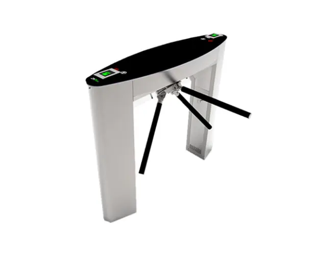 Turnichet automat tripod ZKTeco TS-TS5022A, RFID, bidirectional, amprenta, 28 persoane/minut